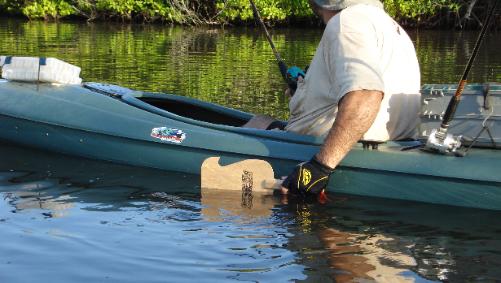 Fishing with Predator Kayak Fishing Hand Paddle