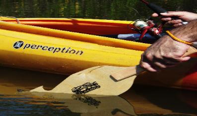 Fishing with Piranha Kayak Fishing Hand Paddle